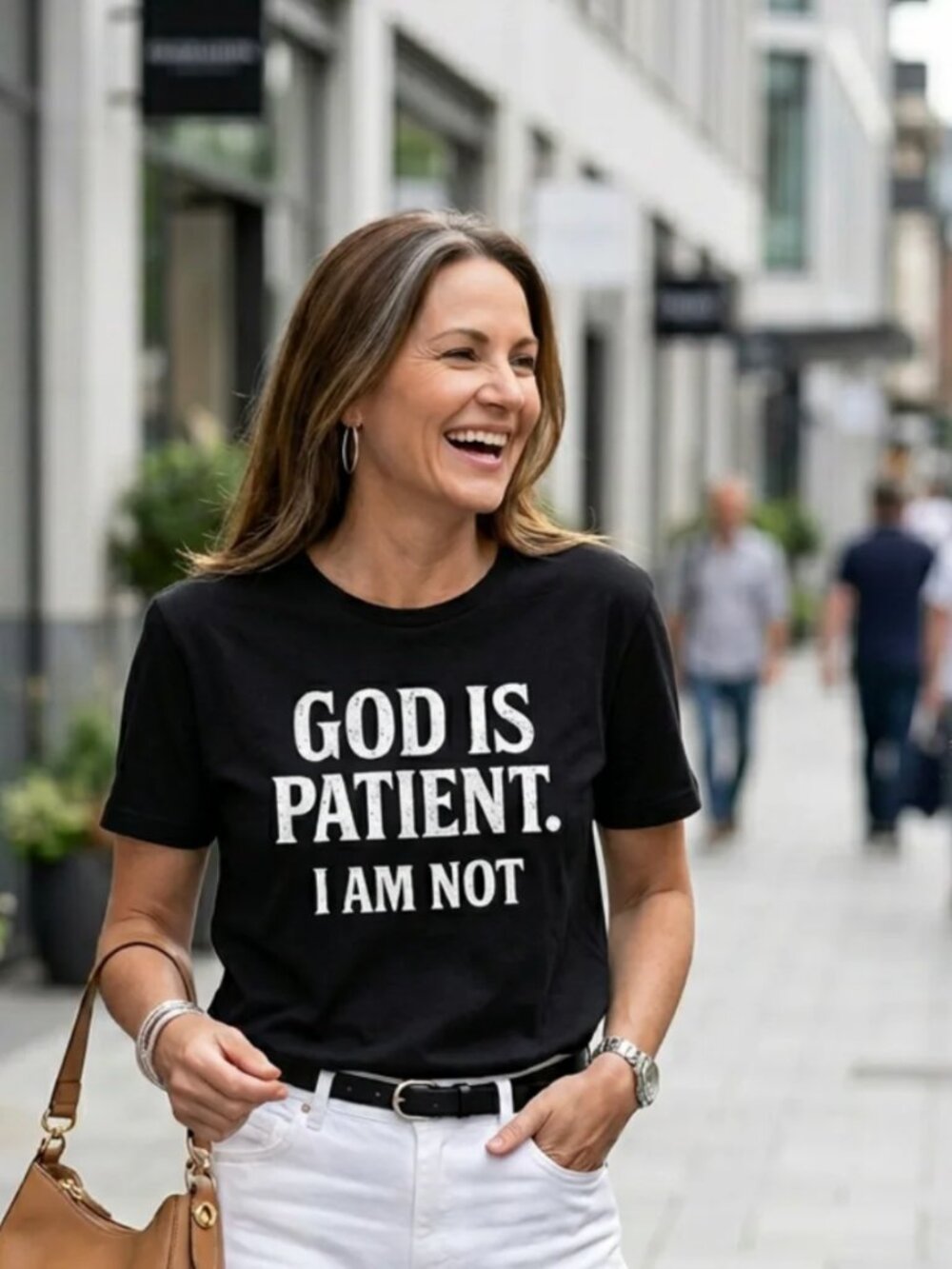 God is Patient. I Am Not - Unisex Crew-Neck Tee Regular price